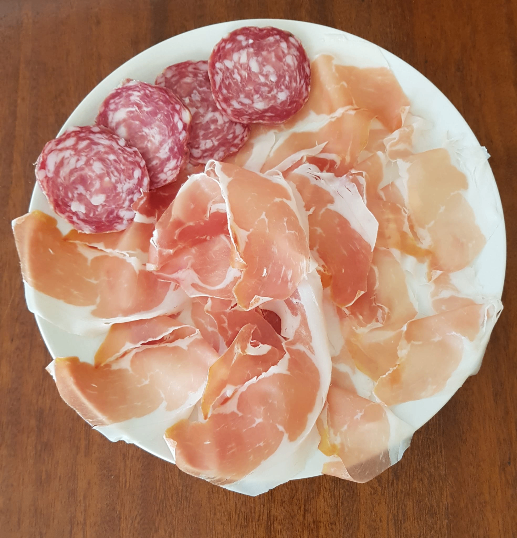 Prosciutto crudo di Parma e salame